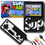 Mini Konsola Retro Przenośna 400 Gier do TV + PAD Czarna