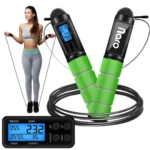 Skakanka z Licznikiem Regulowana Fitness Naro Zielona