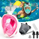 Maska do Snorkelingu Pełnotwarzowa Maska do Nurkowania S/M