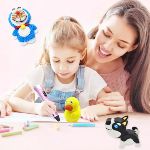 Długopis 3D Pen dla Dzieci Drukarka 3D 20 Wkładów