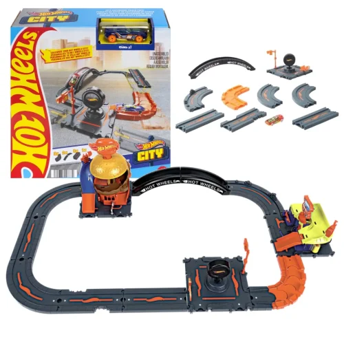 Hot Wheels Zestaw do Rozbudowy Tor Wyścigowy + autko HDN95