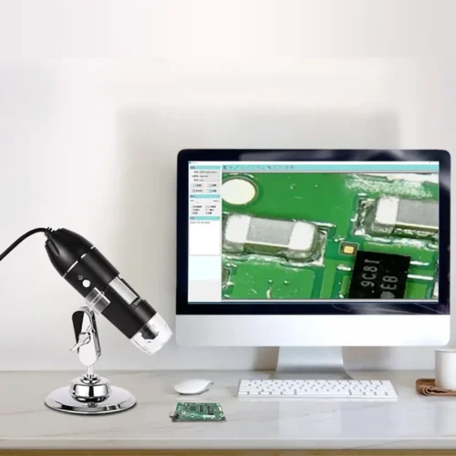 Mikroskop Cyfrowy na USB z Przybliżeniem x1600 2Mpx 8 LED