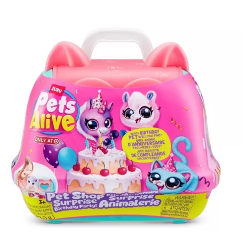 Opakowanie Zuru Pets Alive Pet Shop Urodzinowa Niespodzianka 9562 Mówiąca Maskotka