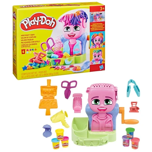 Play-Doh Salon Fryzjerski Ciastolina Stylista Fryzur Zestaw
